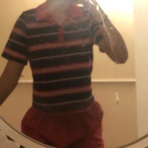 collared crop top